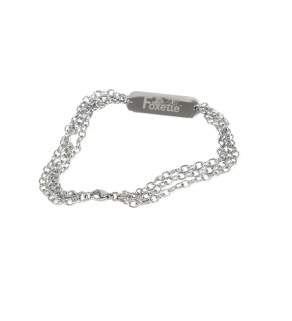3 rows Chain bracelet Foxette
