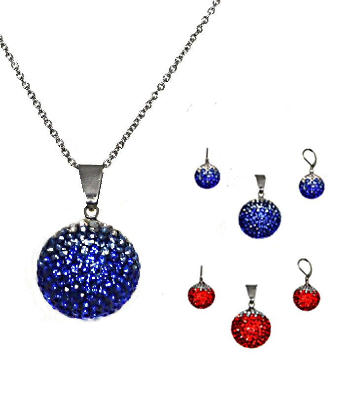 Souprava kuličky s krystalky