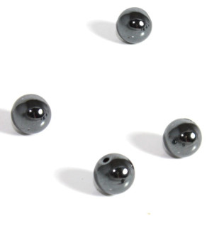 Half Drilled Hematite beads
