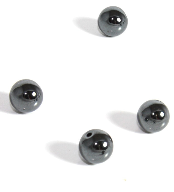 Half Drilled Hematite beads