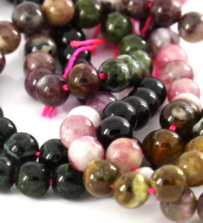 Natural Tourmaline Beads 4-7mm