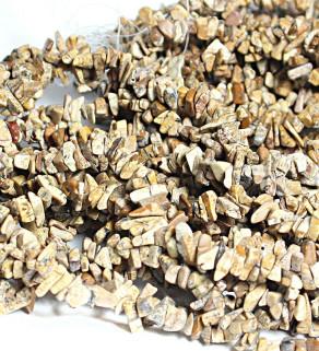 Sand Jasper chips 3-9mm - 85cm