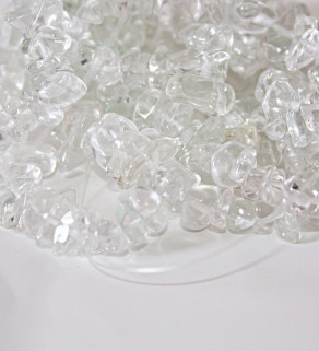 Clear Quartz chips 5-8mm - 85cm