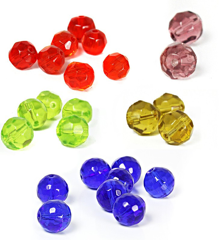 Crystal 8mm Beads mix