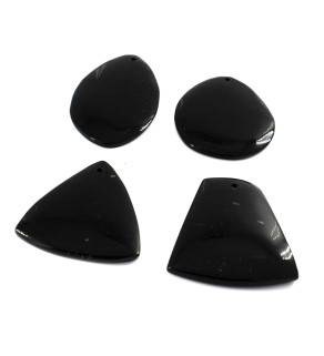 Černý Achát Přívěsky 46-49mm - 1Ks