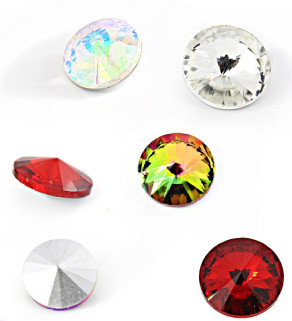 Rivoli Crystal 8mm - 10Pcs