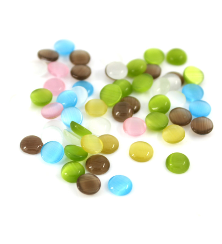 Cats Eye Cabochons Mix - Balení
