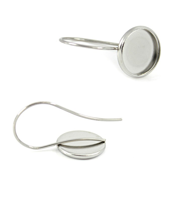 Náušnicové háčky z chirurgické 12mm - 1ks