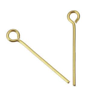 Ketlovací jehly 0,7mm Zlaté - 100Ks