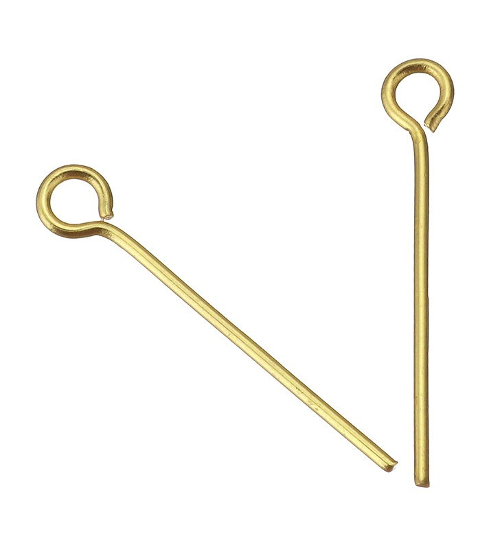 Ketlovací jehly 0,7mm Zlaté - 100Ks