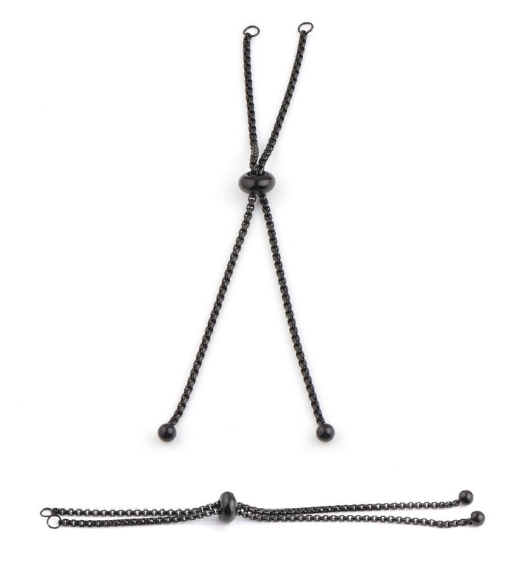 Řetízkový komponent posuvný Černý 1,7x115mm - 1Ks