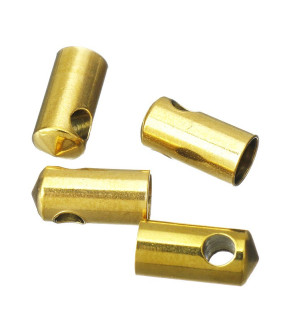 Stainless Steel endings Gold - 1Pc