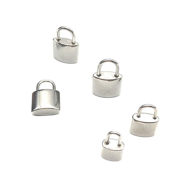 Přívěsek ocelový zámek 11-19mm - 1Ks