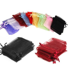 Organza Drawstring Pouches 90x70mm