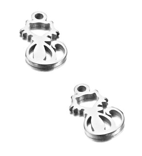 Závěsný přívěsek Koťátko 12mm - 1Ks