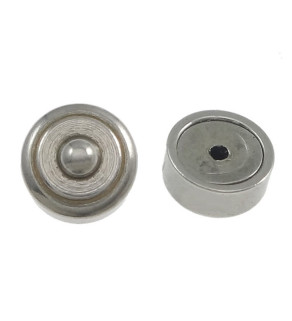 Stainless Steel Button component 5mm - 1Pcs