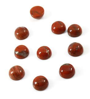Jaspis Kabošony 6mm - 10Ks