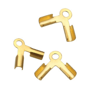 Cord Terminators 1,5-2mm gold - 1PC+P