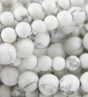 Korálky Bílý Tyrkys 4-6mm - Návlek