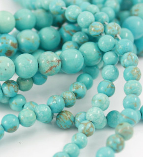 Přírodní Turquoise 4-8mm - Návlek