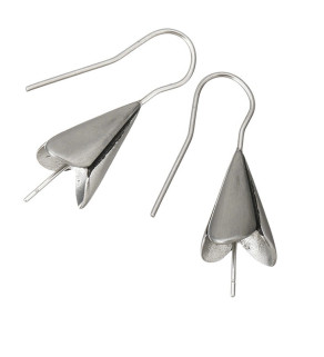 Náušnicový háček 316L se závěsným přívěskem - 1ks+