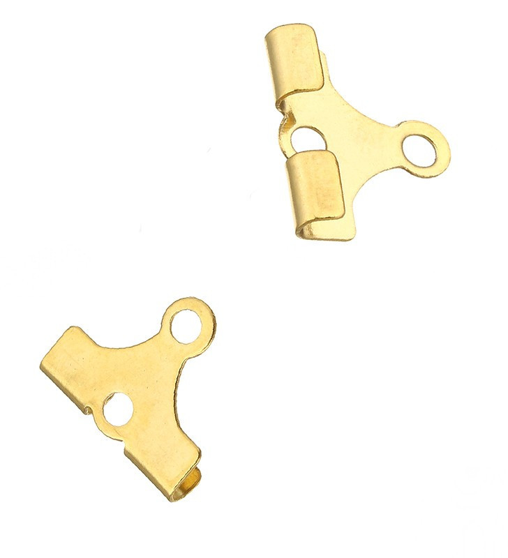 Cord Terminator 1,5-2mm Gold plated- 1PC+P