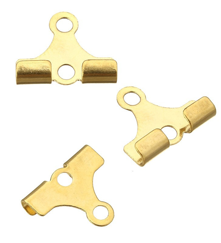 Cord Terminator 1,5-2mm Gold plated- 1PC+P