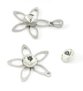 Přívěsek s kalíškem 8mm - 1Ks