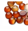 Red Agate Cabochons 4-20mm - 1Ks