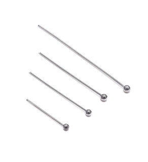 Ketlovací nýty 2x0,5mm s kuličkou 304 - 100Ks