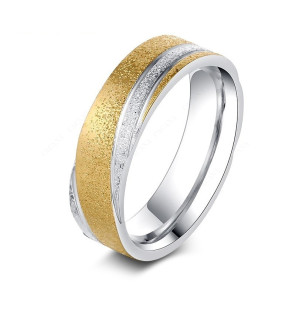 Snubní prsten dvoubarevný