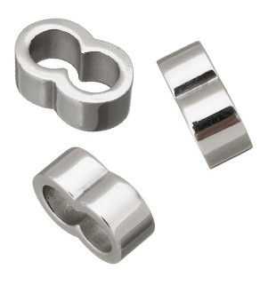 tainless steel bracelet components 11x4mm - 1Pc