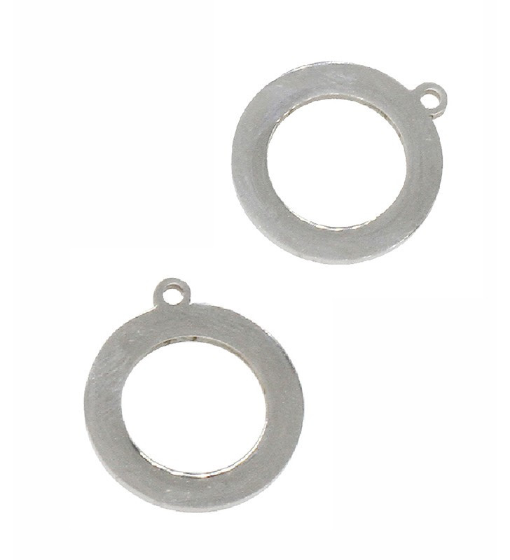 Leštěný přívěsek kolečko 18mm - 1Ks+