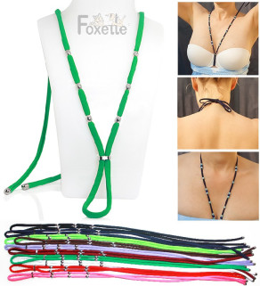 Bra Necklace Stainless Steel Beads