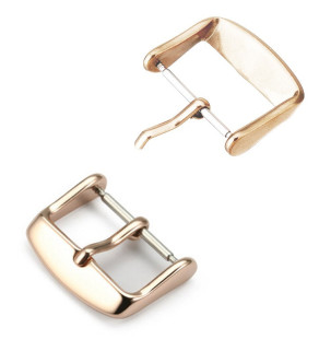 Zapínání na hodinky z nerezové oceli 20mm Růžovo Zlaté