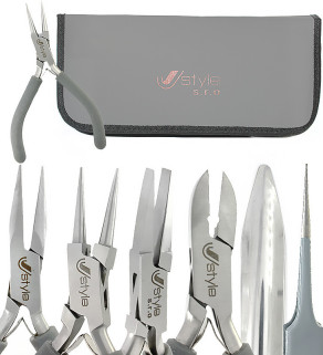 Stainless Steel Pliers Set 6Pcs - 13cm