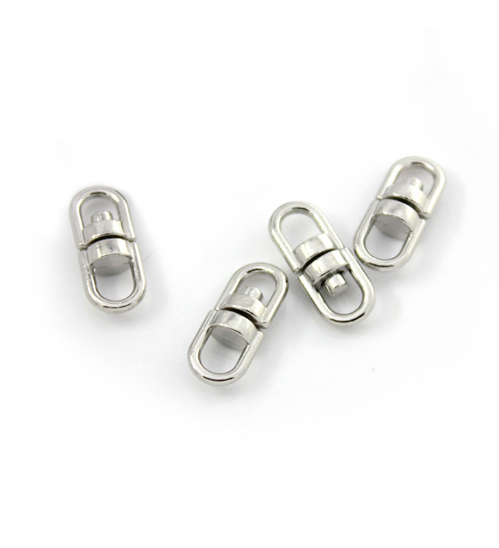 Ocelový otočný konektor 16,5mm - 1Ks+B