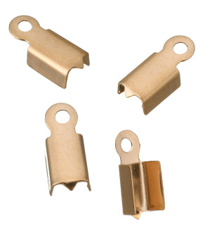 Stainless Steel ending for 3mm cord Rose Gold - 1Pc