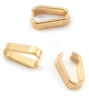 Stainless Steel 12mm components rose gold plated - 1Pc+P