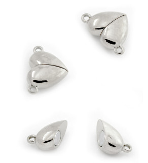 Magnetické zapínání Srdce 11mm - 1Ks