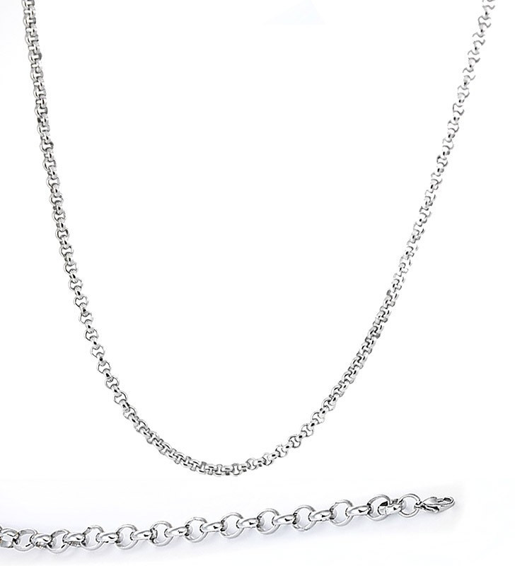 Ocelový řetízek Rolo