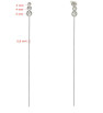 Stainless Steel Chain Earrings - 1PC
