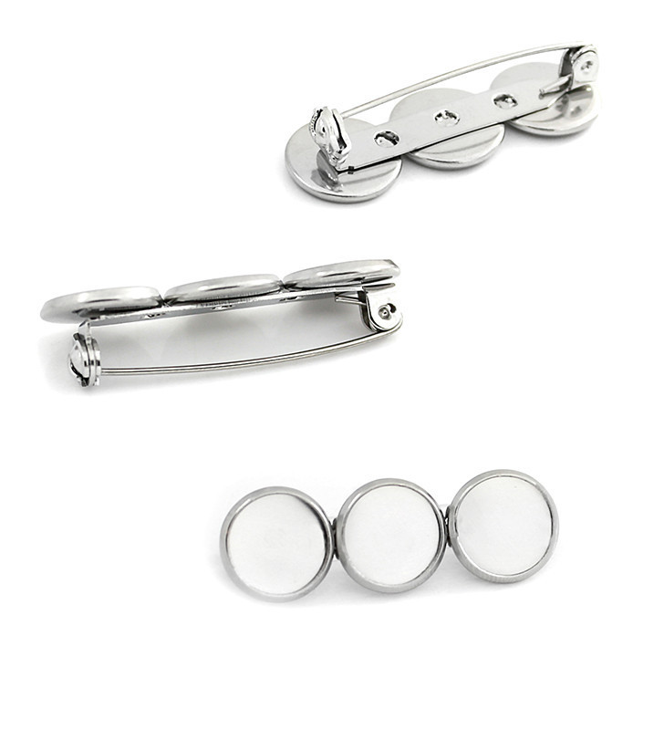 Ocelový komponent na Brož s lůžky 3x10mm - 1Ks