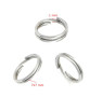 Double Split Ring 316L 7x1mm - 500Pcs
