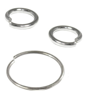 Ocelové Kroužky Xx2mm - 20ks