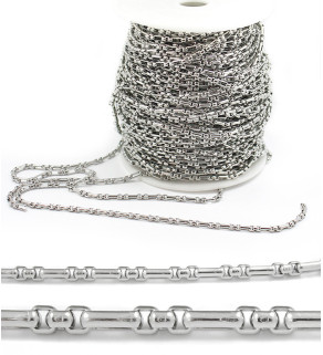 Stainless Steel 304 Box Chain 3mm - 1m