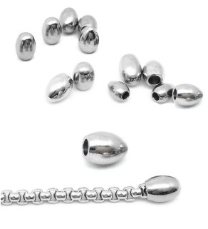 Stainless Steel ending 1,5-2,5mm - 1Pc