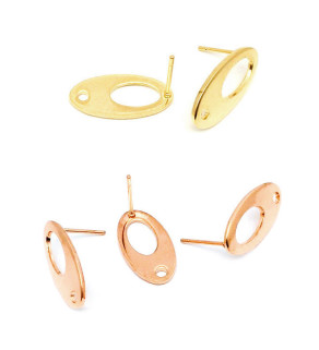 Stainless Steel Earring component - 1Pc