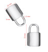 Stainless Steel Charm lock 11-19mm - 1Pc