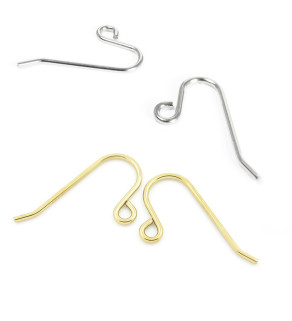 Háčky 22x11mm náušnicové 316L  - 1Ks+B